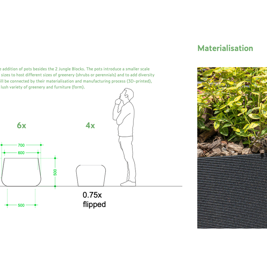 Jungle Pots.: 3D printed planters for every terrace.